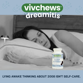Gummies de sommeil vivchews dans un décor apaisant