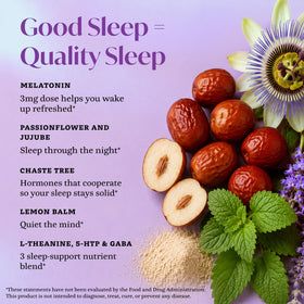Gummies de Sommeil Winged Wellness, gummies sur une cuillère