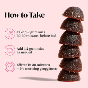 Gummies de Sommeil Winged Wellness, ingrédients principaux