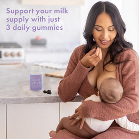 Gummies de soutien à la lactation Boobie Brands avec des fruits