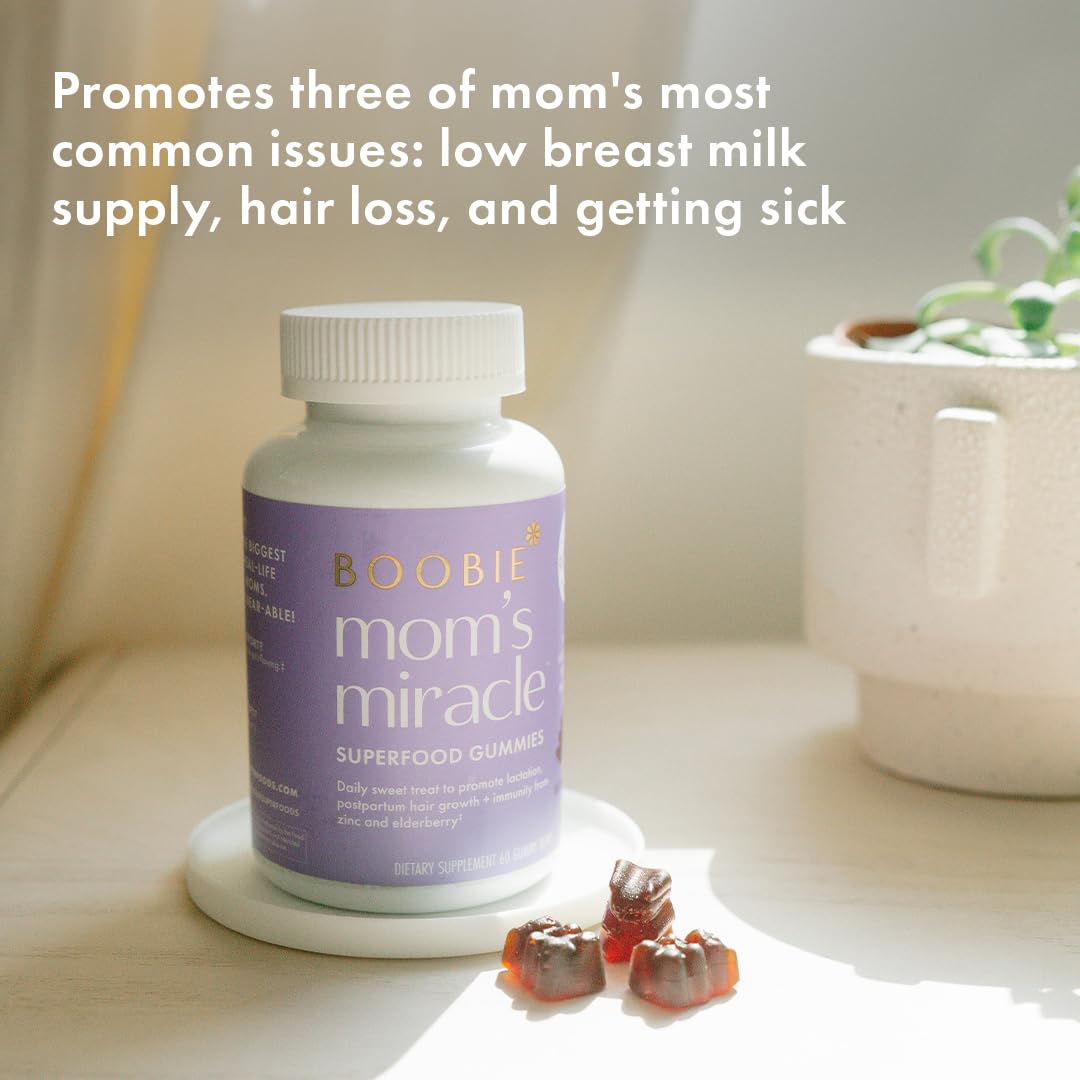Gummies de soutien à la lactation Boobie Brands avec une main