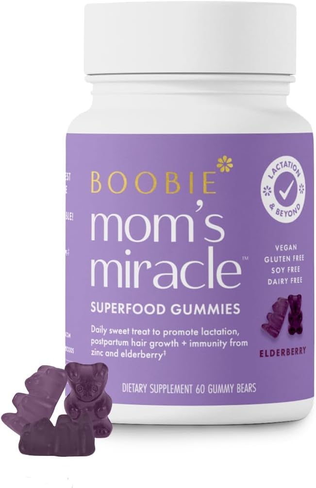 Gummies de soutien à la lactation Boobie Brands vue de face