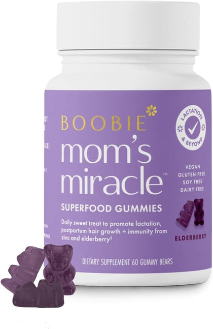 Gummies de soutien à la lactation Boobie Brands vue de face