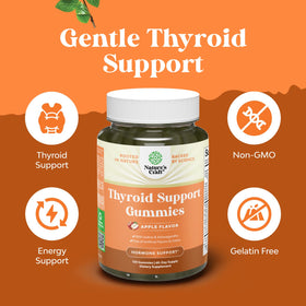 Gummies de soutien thyroïdien Natures Craft, texture et couleur