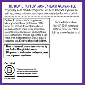 Gummies de Sureau Bio pour Enfants New Chapter, arrière-plan naturel