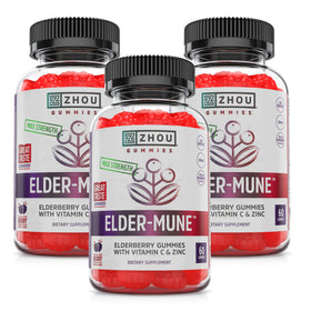 Gummies de Sureau Elder-Mune de ZHOU, paquet avant