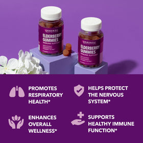 Gummies de sureau HAVASU NUTRITION dans une main