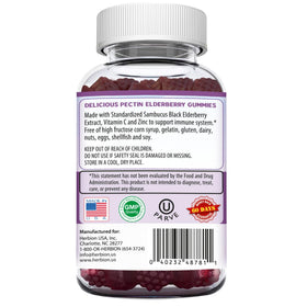 Gummies de Sureau HERBION avec extrait de Sureau Noir et Vitamine C