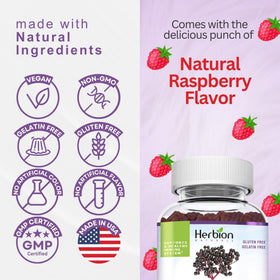 Gummies de Sureau HERBION en main