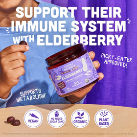 Gummies de sureau Llama Naturals, vue de face
