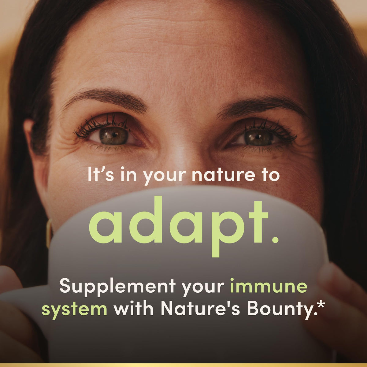 Gummies de Sureau Nature's Bounty 100 mg, présentation sur une table