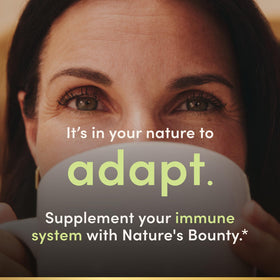 Gummies de Sureau Nature's Bounty 100 mg, présentation sur une table