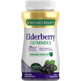 Gummies de Sureau Nature's Bounty 100 mg, vue de face