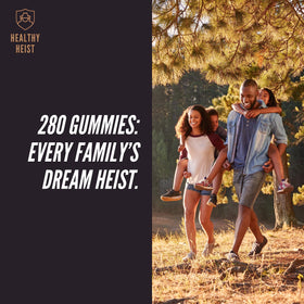 Gummies de sureau noir HEALTHY HEIST sur une table
