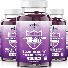 Gummies de Sureau Noir NEW AGE en pot de 180 pièces