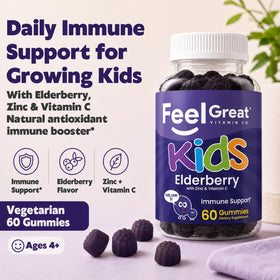 Gummies de Sureau pour Enfants avec saveur de baie, vue de côté