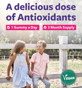 Gummies de Sureau pour Enfants Healths Harmony, présentation en gros plan