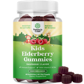 Gummies de sureau pour enfants Natures Craft, emballage avant