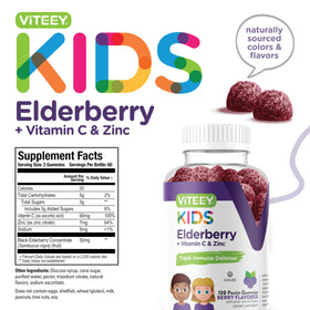 Gummies de Sureau Viteey - Gummies en forme de baies