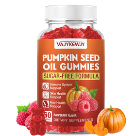 Gummies de VAJYKEWJY à la framboise en flacon de 60 unités