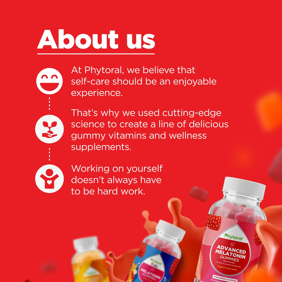 Gummies de vitamine B Phytoral, ingrédients sur l'étiquette