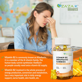 Gummies de Vitamine B2 avec ingrédients naturels