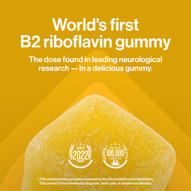 Gummies de Vitamine B2 kindnature, détails des ingrédients sur l'emballage