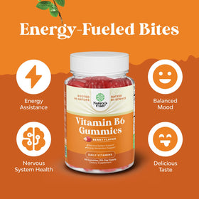 Gummies de vitamine B6 Natures Craft avec des ingrédients naturels