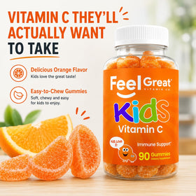 Gummies de Vitamine C 250mg The Feel Great Vitamin Company, vue de côté