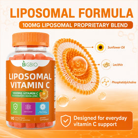 Gummies de vitamine C BIGBIO avec des fruits
