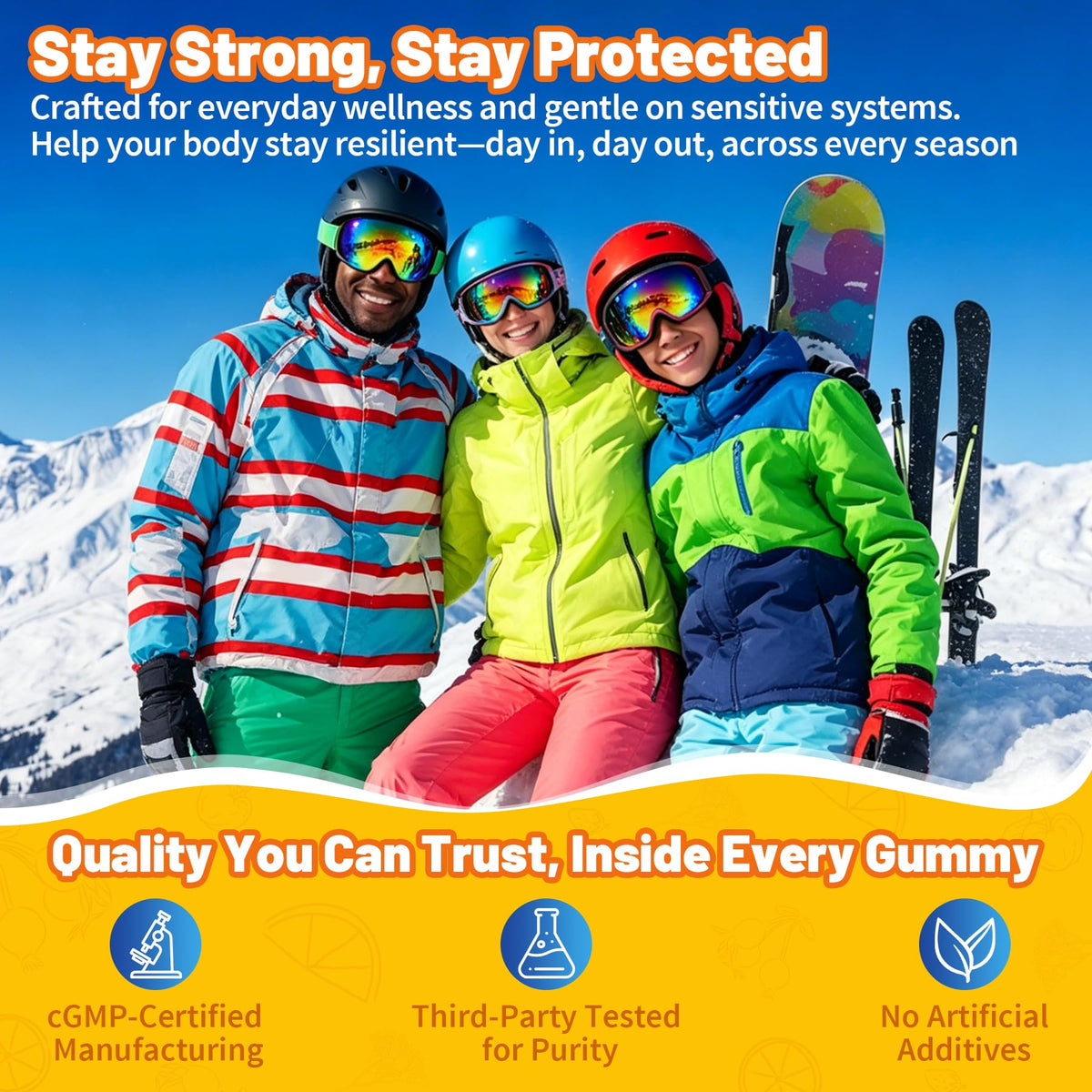 Gummies de Vitamine C EnvyCure avec ingrédients naturels