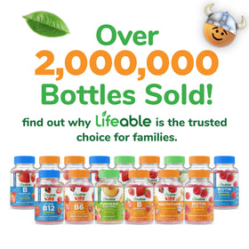 Gummies de Vitamine C Lifeable, présentation des gummies dans une main