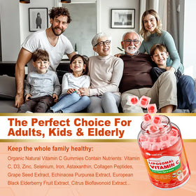 Gummies de Vitamine C LILICARE 1000mg dans une main