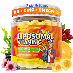 Gummies de vitamine C LILICARE 500mg en boîte vue de face