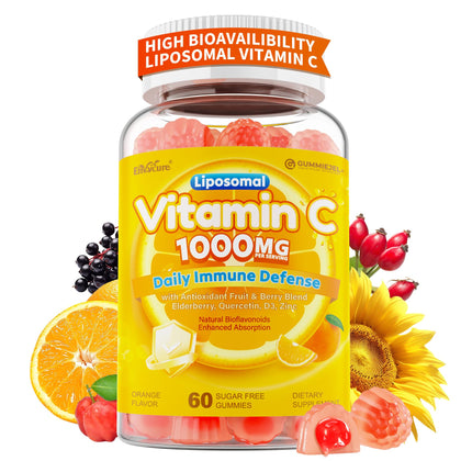 Gummies de Vitamine C Liposomale EnvyCure 1000mg, vue de face