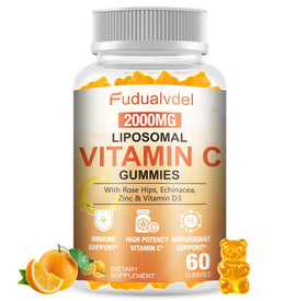 Gummies de vitamine C liposomale Fudualvdel, 60 pièces dans le pot