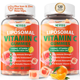 Gummies de Vitamine C Liposomale NEVISS 1000mg, vue de face