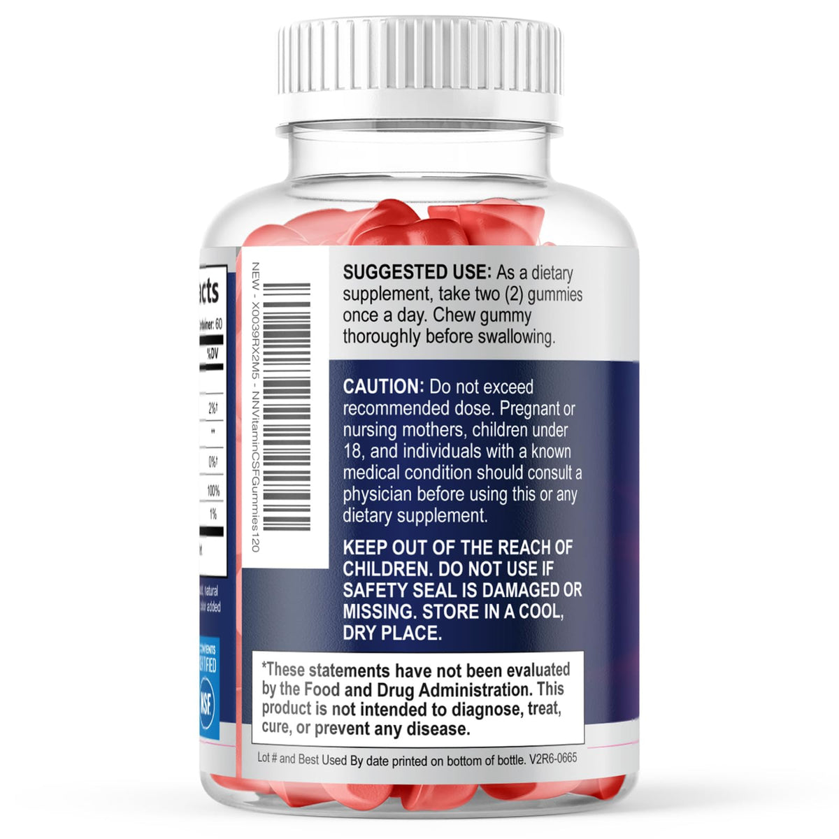 Gummies de Vitamine C Nature's Nutrition, à côté d'autres compléments
