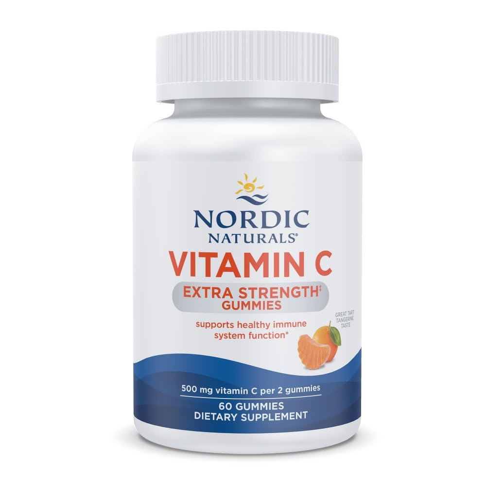 Gummies de Vitamine C Nordic Naturals 500mg, vue de face