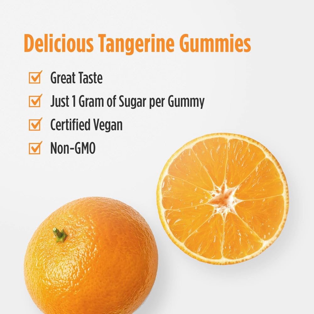Gummies de Vitamine C Nordic Naturals, vue de côté