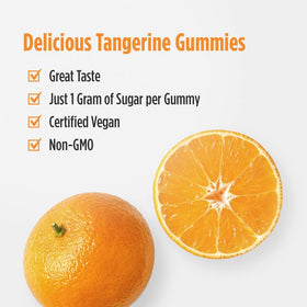 Gummies de Vitamine C Nordic Naturals, vue de côté