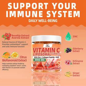 Gummies de Vitamine C OALSE avec ingrédients naturels