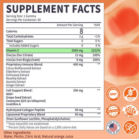 Gummies de Vitamine C OALSE dans une main