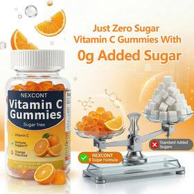 Gummies de Vitamine C Oopeatol, vue arrière de l'emballage