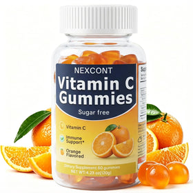Gummies de Vitamine C Oopeatol, vue de face, emballage orange