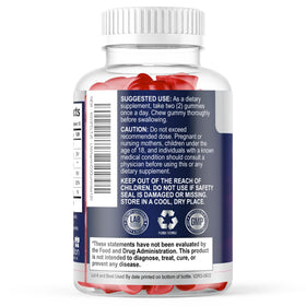 Gummies de Vitamine D3 125 mcg - présentation sur une table