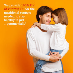 Gummies de Vitamine D3 Bio Garden of Life, ingrédients sur l'emballage