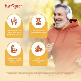 Gummies de vitamine D3 MARYRUTH'S dans un bol