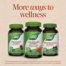 Gummies de vitamine D3 Nature's Way, mise en scène familiale