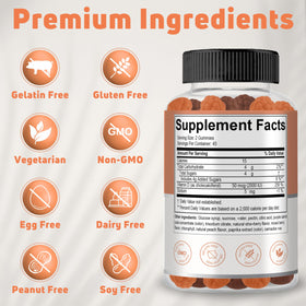 Gummies de vitamine D3 NUELATION sur une table